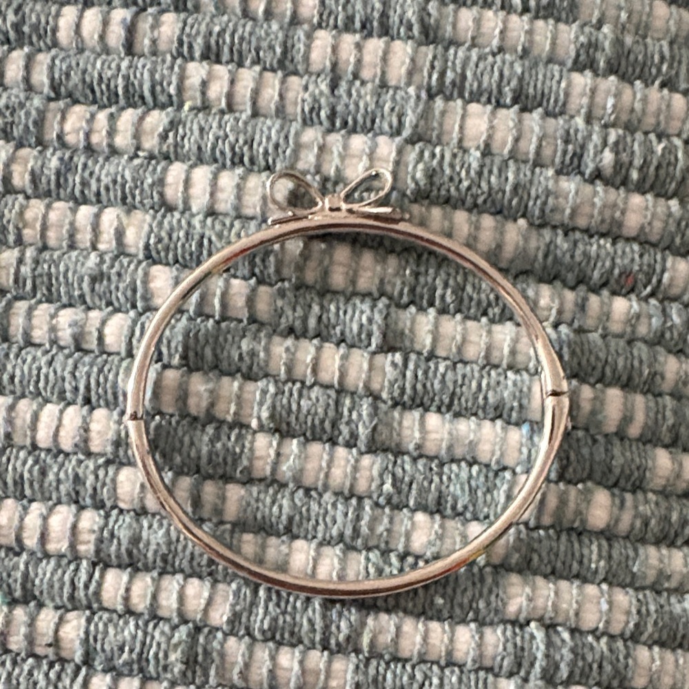 Kate Spade Silver Bow Bracelet